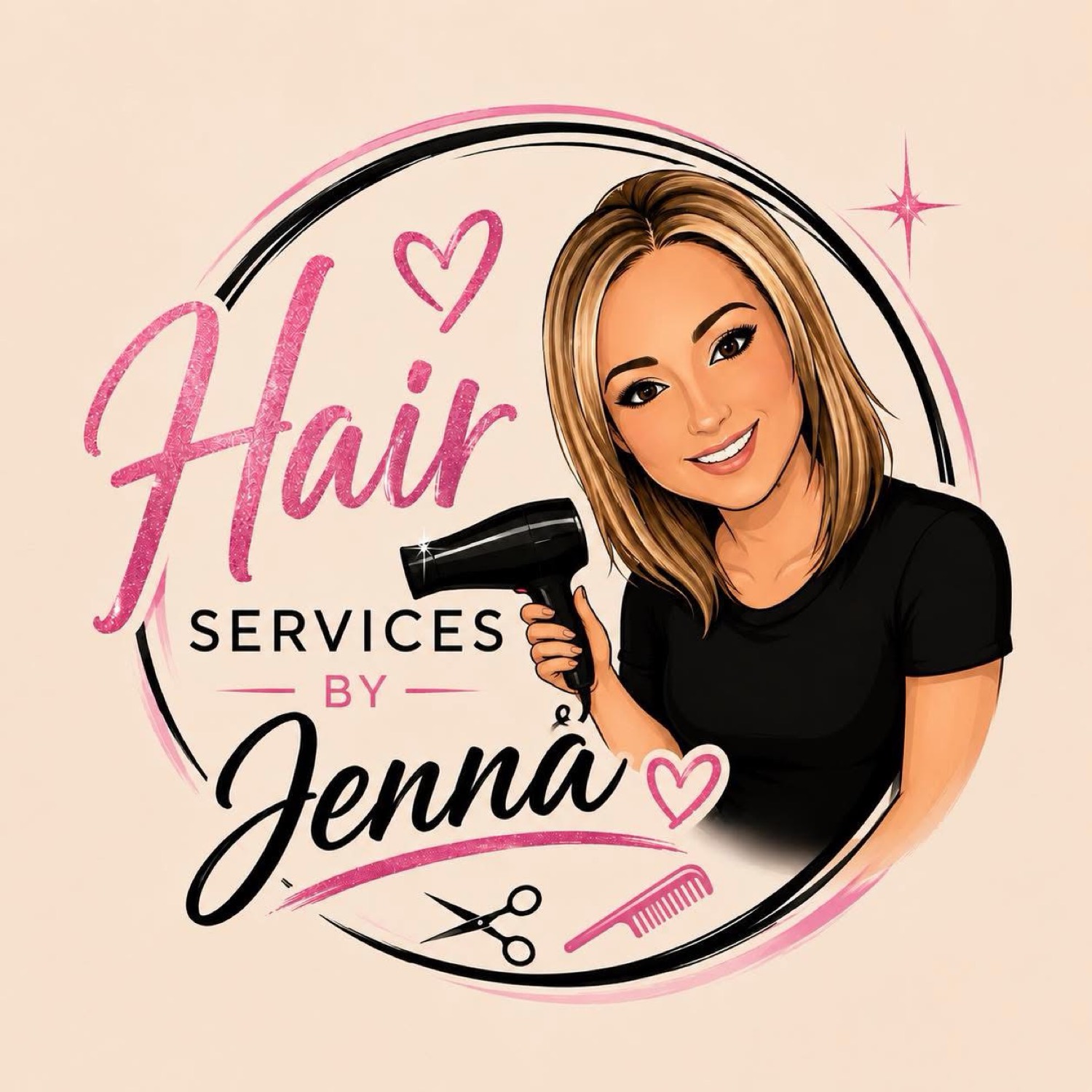 Hair Services By Jenna logo